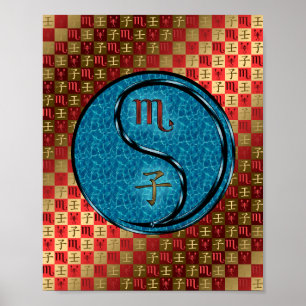 Poster Scorpio & Water Rat
