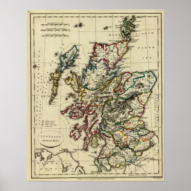 Poster Scotland ancient, modern (Frente)