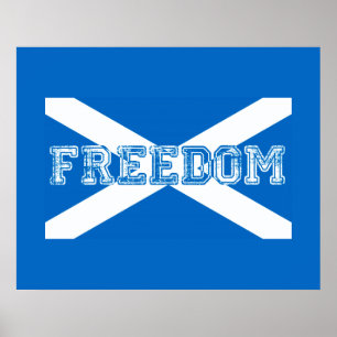 Pôster Scotland Freedom