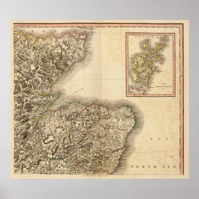 Pôster Scotland NE (Frente)