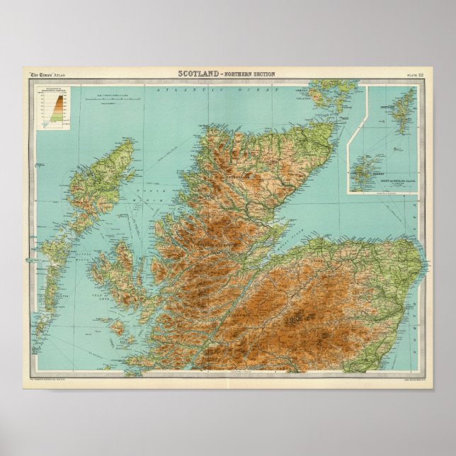 Poster Scotland northern section (Frente)