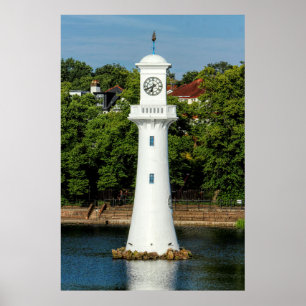 Poster Scott Memorial, Roath Park Lake, Cardiff, Wales