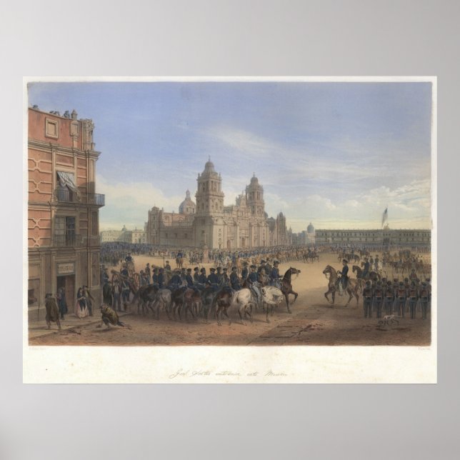 Poster Scott na Cidade do México (Frente)