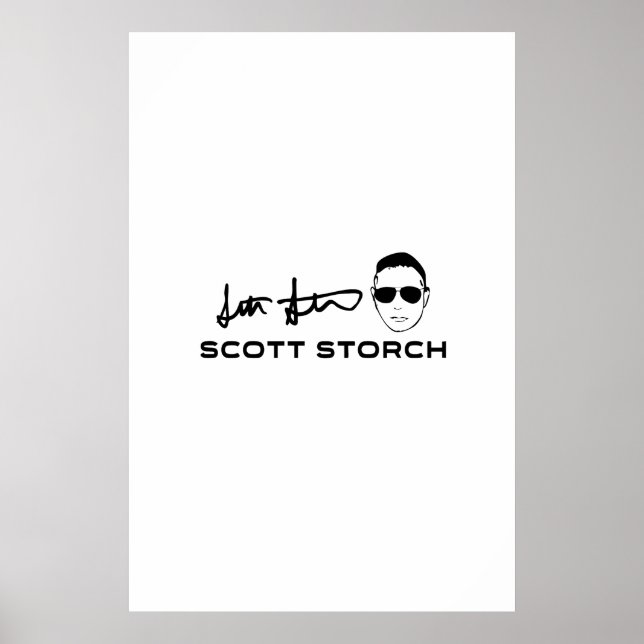 Poster Scott Storch White (Frente)