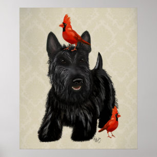 Pôster Scottie Dog e Red Birds