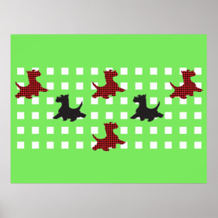 Poster Scottie Dogs