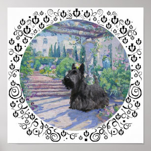 Poster Scottie no Jardim da Primavera