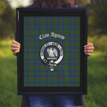 Scottish Clan Agnew Crest & Tartan