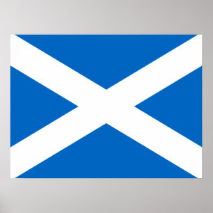 Pôster Scottish Cross Scotland Colors