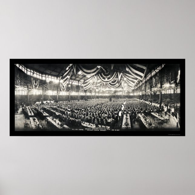 Poster Scottish Rite Banquet Photo 1915 (Frente)