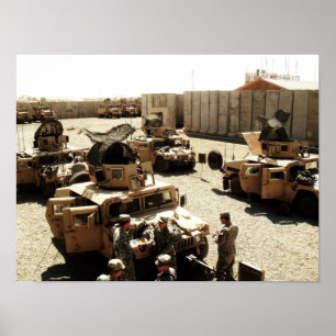 Pôster Scout platoon mission preparations