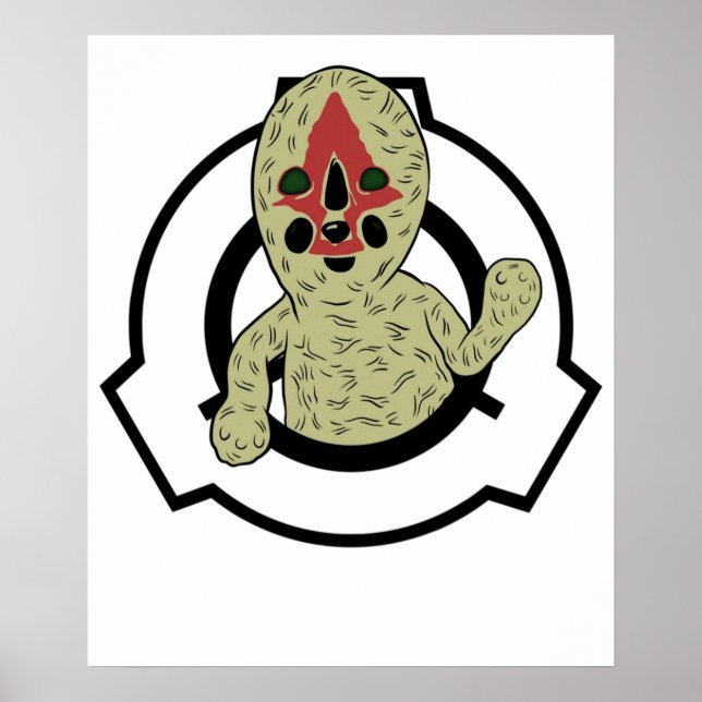 Poster SCP 173 SCP Foundation Peanut The Sculpture (Frente)