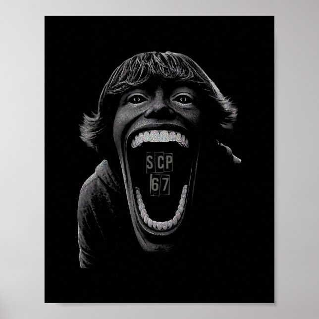 Poster Scp 67 Six Seven 6 7 Meme Design 6 7 1  (Frente)