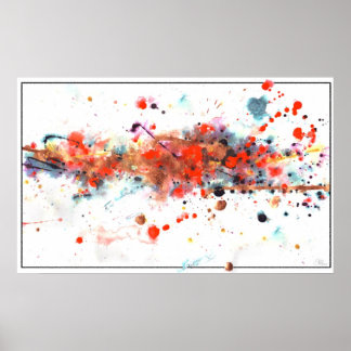 Poster Scrambled Paint