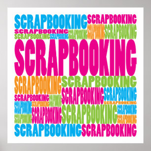 Pôster Scrapbooking colorido