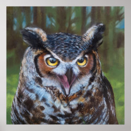 Poster Screeching Archival Museum Quality Print