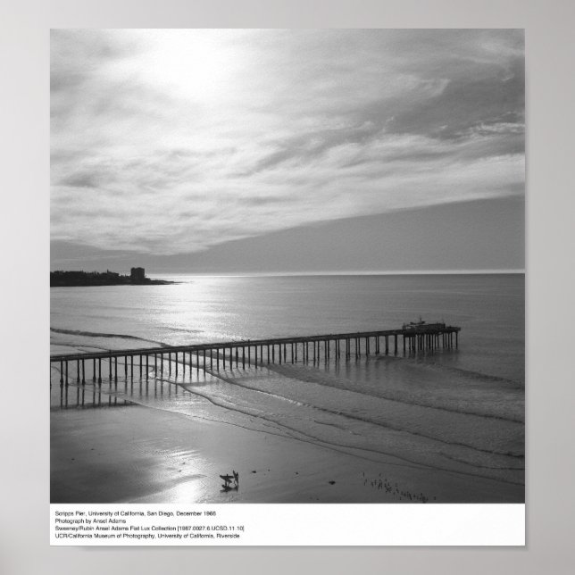 Pôster Scripps Pier, 1966 (Frente)