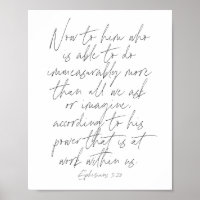 Script Ephesianos 3:20