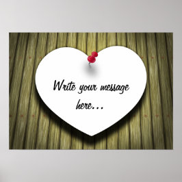 Pôster Script Manuscrito Manuscrito em Papel Russo