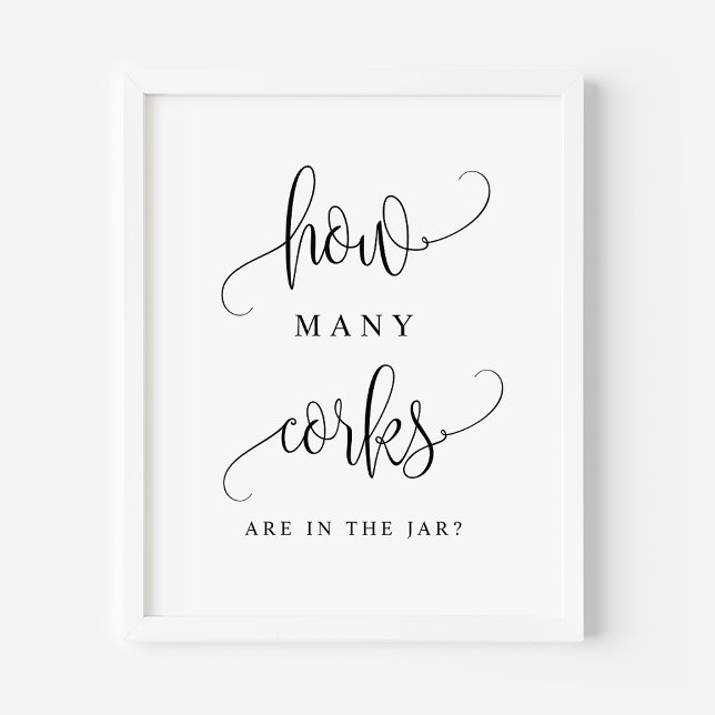 Poster Script Preto Quantos Corcos Estão No Jar (Criador carregado)