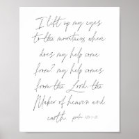 Script Psalm 121:1-2