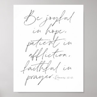 Poster Script Romano 12:12