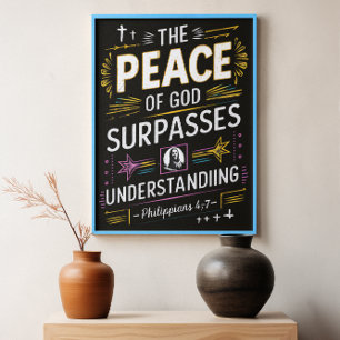 Poster Script Sagrado Adornada