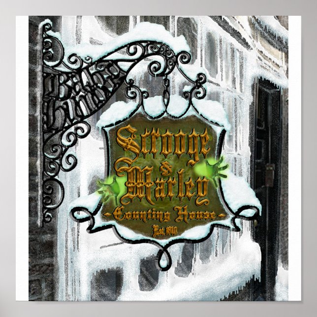 Poster Scrooge&MarleySignScene (Frente)