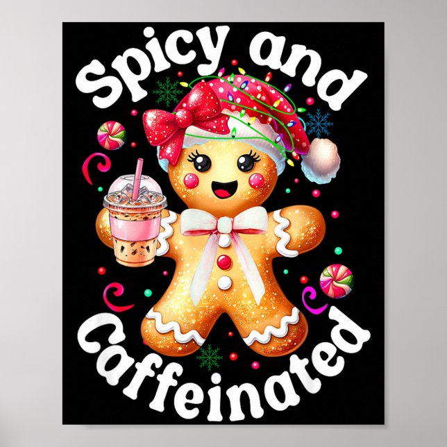 Poster Scy And Caffeinated Coffee Cute Gingerbread Christ (Frente)