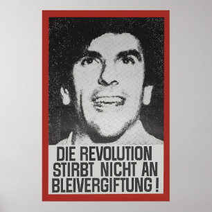 Poster SDS Rudi Dutschke Cartaz A Revolução não