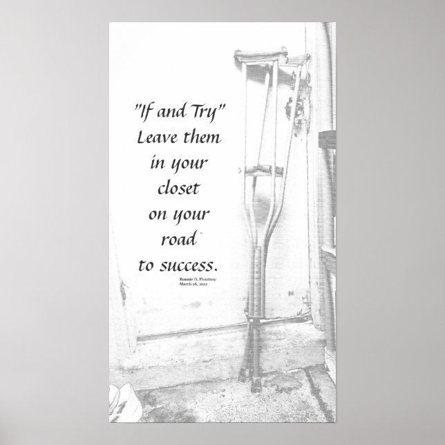 Poster Se e Tentar (Frente)