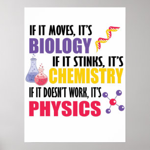 Poster Se ele se mexer é biologia