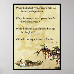 Pôster Se eles não riem, não seria Tao