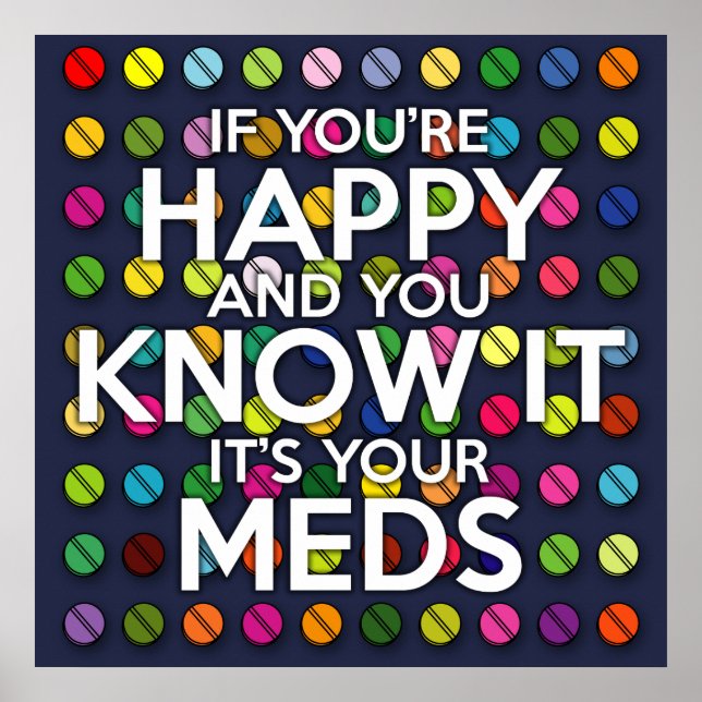 POSTER SE ESTIVER FELIZ E SABER DISSO (Frente)