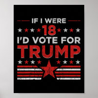 Se eu tivesse 18 anos eu votaria em Trump Engraçad