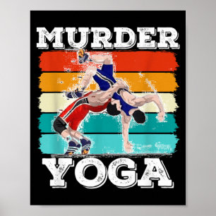 Poster Sê Jiu Jitsu Brasileiro de Wrestling Yoga de Assas