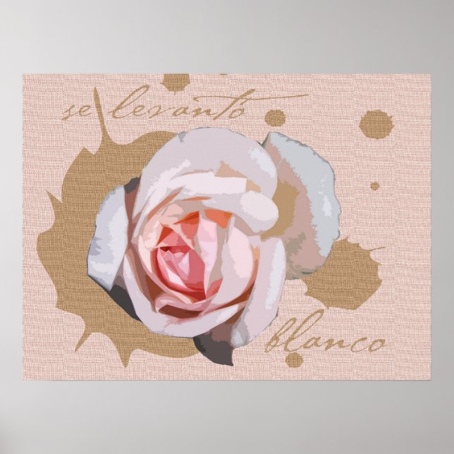 Poster Se levanto blanco (Frente)