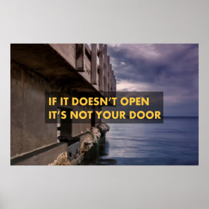 Poster Se não abrir, não é a sua porta