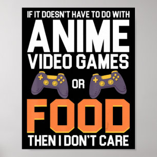 Poster Se não tem a ver com Videos games de anime ou