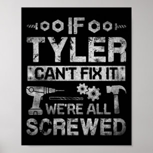 Poster Se o Tyler Não Consegue Consertar, Estamos Todos F