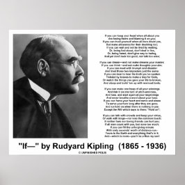 Pôster Se Poema De Rudyard Kipling (Imagem De Kipling)