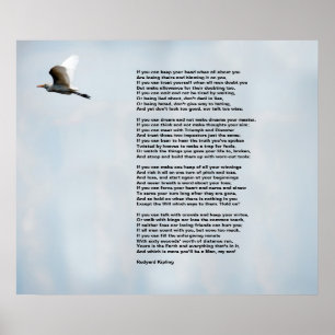 Pôster Se por Rudyard Kipling