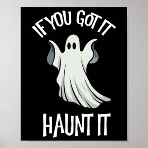 Poster Se Tiver, Tire-O Do Halloween, Fantasma Spo