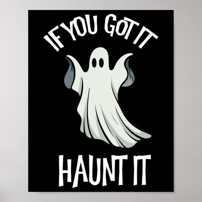 Poster Se Tiver, Tire-O Do Halloween, Fantasma Spo (Frente)