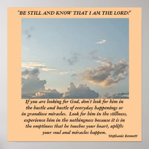 Pôster Se você está procurando por Deus