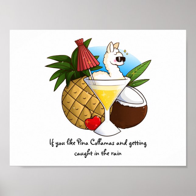 Poster Se Você Gosta De Pina Collamas (Frente)