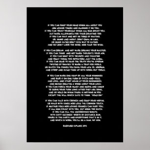 Pôster Se você pode manter sua cabeça quando tudo sobre v