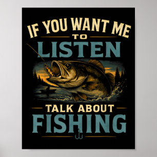 Poster Se você quiser que eu fale sobre pesca