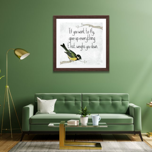 Pôster Se você quiser voar com Poster de Motivação (Criador carregado)