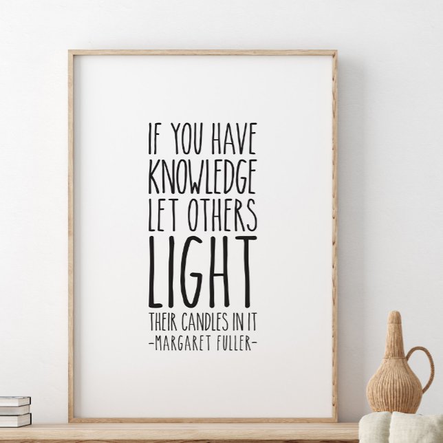 Poster Se você tem conhecimento, deixe outros, Margaret F (Criador carregado)